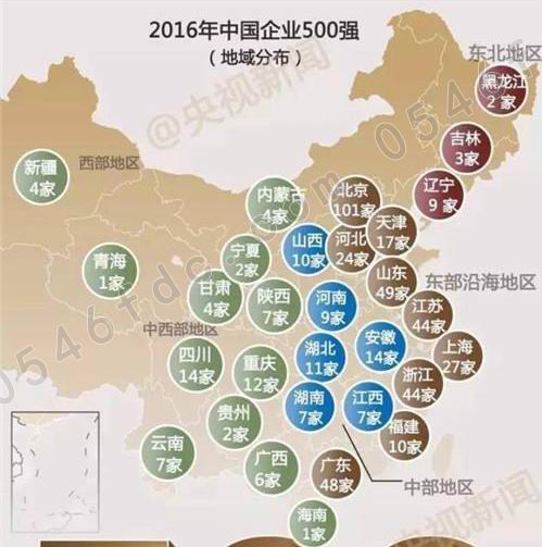 2016中国企业500强 东营13家上榜全省最多_房