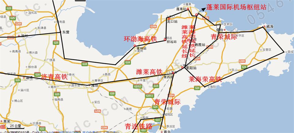喜讯:规划中的环渤海高铁将在东营设站