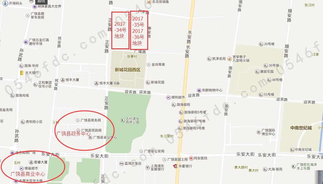 广饶县中心三地块10.12被碧桂园中南超高溢价拍得图片