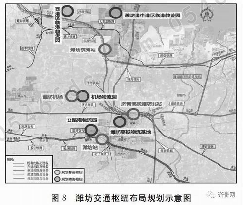 规划布局潍坊北站,滨海站,潍坊站,潍坊机场4个主要综合客运枢纽, 优化图片