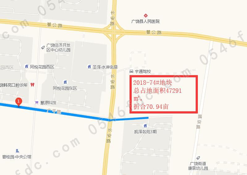 广饶县再推一地块位于城东偏北 起拍价仍然高位