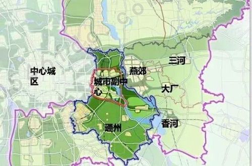 河北燕郊位置图图片